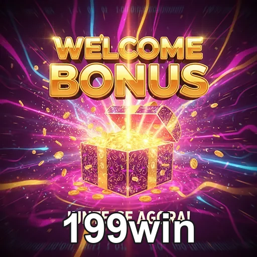 Imagem promocional do 199win com destaque para bônus exclusivo, reforçando a experiência de apostas e jogos no site 199w